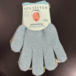 Spa Sister Exfoliating Shower Gloves